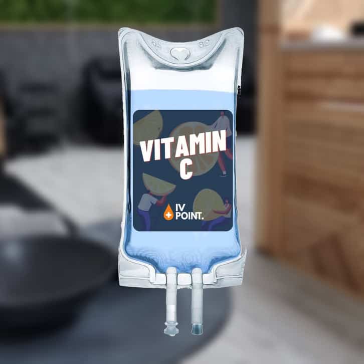 Vitamín C infúzia IV Point podávaná ako infúzna terapia